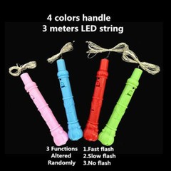 LED Light Up Bobo Kit 8 pack flashing handles sticks connectors cup NO BALLOONS