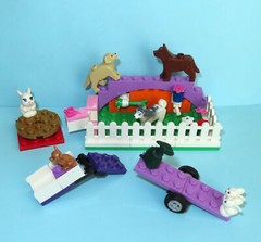 Small Animal or Pet Playground Dogs, Dragon, Bunny MOC – MADE OF LEGO BRICKS