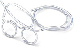 Funny Glasses Straw Adults Crazy Eyeglass Straw for Birthday Parties, Bridal Sho