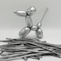 10/100pcs Long Modeling Latex Balloons DIY Birthday Wedding Party Metal Glossy