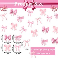 Pink Bow Confetti She Is Trying The Knot Table Scatter Birthday Party Supplies