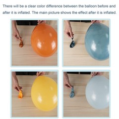 Retro Blue Yellow Orange Balloons, 12 Inch here come balloon Blue and Orange …