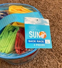 NEW Sack Race Set 4 pc 4 Colors Birthday Party Games Summer FUN KidsToys Age 3+