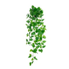 Freyalife Fake Hanging Plants for Room Decor,1pcs 39 inches, Green With Basin