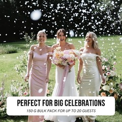 Kind Confetti White Rice Paper Wedding Confetti For Flower Girl Basket Confetti