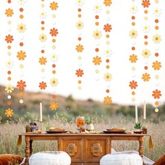 47.2 Ft Groovy Party Decorations Boho Daisy Polka Dot Garland Streamer Ombre …