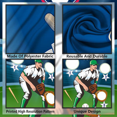 Baseball Toss Games Banner Backdrop Background Photo Booth Props Sports Theme De
