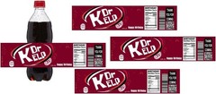 Dr Kelp Birthday Water Bottle Labels, 8.5 x 2 inches, Set of 12, Happy Birthday