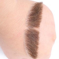 Realistic Mustache and Fake Beard for Men, Natural Looking Costume Mustache H…