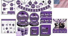 265pcs Graduation Decorations Set for 50 Guests