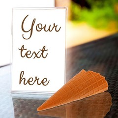 1 PCS Artificial Ice Cream Cone Model 4.5 Inch PVC Simulated Dessert Display