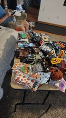 Halloween Party Decor Lot OVER 200 PCS.TREAT BAGS TO DECORATIONS SEE SEE