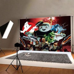 Ghostbusters Backdrop Birthday Party Decoration Ghost Photo Background Banner