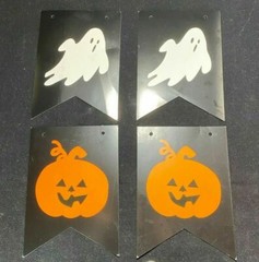 Halloween Birthday Banner Party Decorations Includes String