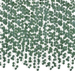 DearHouse 86 Feet 12 Strands Artificial 12pcs Eucalyptus Vine, Light Green