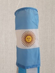 Argentina flag birthday party decoration soccer sports decor set of 4