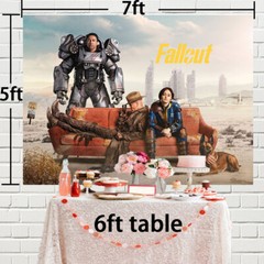 Fallout TV Show Party Supplies Birthday Decoations Backdrop Banner Poster 7x5ft