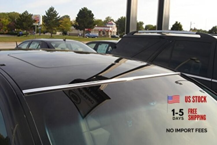 DIY 2 Piece Chrome Roof Molding Trim Kit