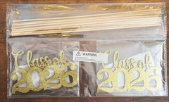12 Pcs Graduation Decoration 2026 Centerpieces For Tables Gold Party Decor