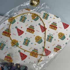 Assorted Children’s Birthday Party Supplies Various Cone Hats, balloons, garland