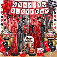 Casino Theme Party Decorations, casino party decorations, Las Vegas birthday …