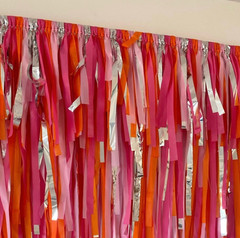 Background for Party Pink & Orange 5 ft x 7 ft – Fully Assembled w/ Hooks