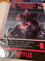 STRANGER THINGS Scene Setter Halloween Wall Backdrop Party Decoration Demogorgon
