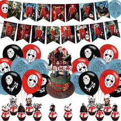 Friday The 13th Party Supplies,Horror Movie Jason Party Decorations Includes …