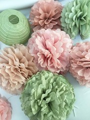 Happy Decorations for Girls with Jumbo Number Balloons Tissue Pompoms Lantern…