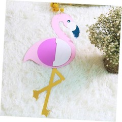 2 Large Pink Flamingo Cut Outs 20″ Jointed Hanging Beach Party Decoration Luau