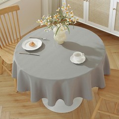 meioro Linen Textured Tablecloth Waterproof Spillproof Fabric Table Cloth, De…