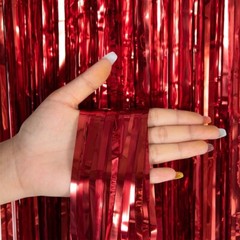 2M-3M FOIL FRINGE TINSEL SHIMMER CURTAIN DOOR WEDDING BIRTHDAY PARTY DECORATIONS