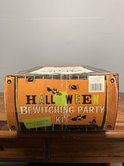 Target 2001 Bewitching Halloween Party Kit Box Damage