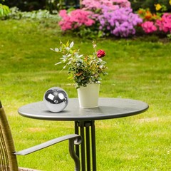 Reflective Stainless Steel Spheres for Enhancing Garden and Water Features
