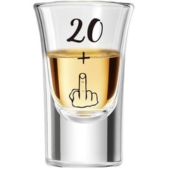 21st Birthday Gifts – Funny 21st Birthday Shot Glass for Her & Him, Unique