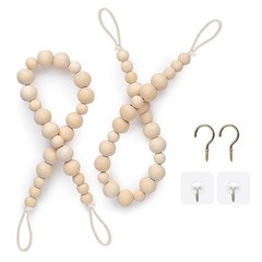 Stylish Wooden Bead Curtain Ties Suitable for For indoor and Outdoor Use