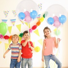 50pcs Balloon Sticks with Cups, 16in Clear Bobo Balloon Holders Large and Lon…