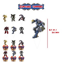 Transformer Birthday Party Decor Supplies Balloons Banner Cake Toppers Kids
