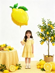 Yellow Lemon Balloons,Lemonade Balloons for Freshly Graduated Lemon Decor,She…