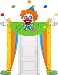 Mindsoft 3 Pcs Carnival Circus Party Decorations Circus Clown Birthday Decor Doo