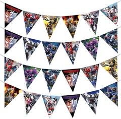 Officially Licensed Transformers Birthday Banner Pennants 2 Pack – Transforme…