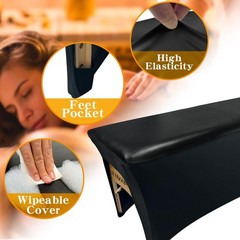 WUSOUPU Wipeable Lash Bed Cover Massage Table Cover Waterproof and Reusable Wax