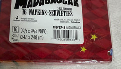 Dreamworks Madagascar Party Pack for 8 Kids Lot #2