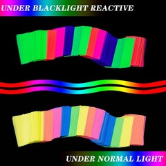 10000 pieces UV Neon Confetti Glow Party Confetti 5 Colors Neon Fluorescent T…