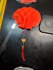 3 Chinese Red Lanterns Decors for New Year, Spring Festival, Wedding