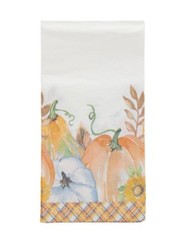 Thanksgiving Dinner Party Supplies 12 Guests Paper Plates Napkins Tablecover