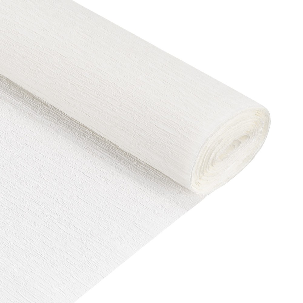 Crepe Paper Roll Crepe Paper Decoration 6.9ft Long 20 Inch Wide, White