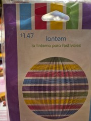 creative converting paper lantern 6 in multicolor Hanging Ball (No Light)
