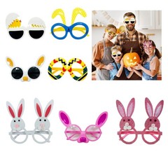 Easters Eyeglasses Novelty Fun Decorative Glasses Cosplay Party Decors Props
