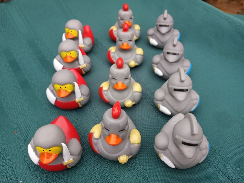 Medieval KNIGHT Rubber Duckies – Choose your Favorite! FREE SHIPPING!